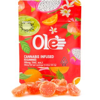 Strawberry 10 Pack Gummies Ole' 4 Fingers
