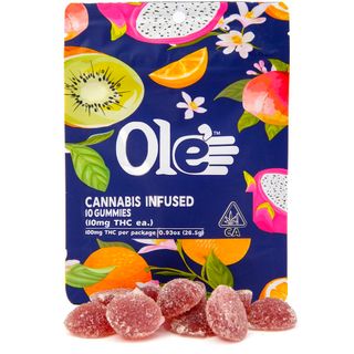 Sugar Free Black Cherry 10 Pack Gummies Ole' 4 Fingers