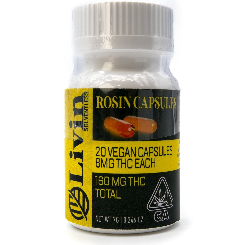 Livin Solventless — THC Rosin - 8mg, 20 pack