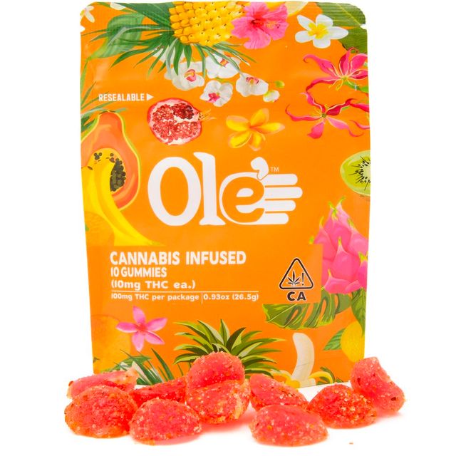 Watermelon Lime Tajin 10 Pack Gummies Ole' 4 Fingers