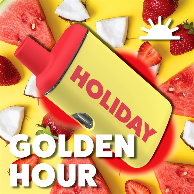Golden Hour - Strawberry Coconut Watermelon  0.5g Holiday 