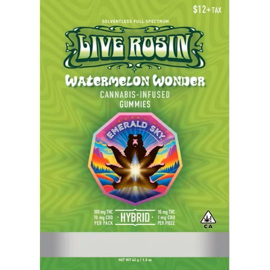 Watermelon Wonder Hybrid Rosin Emerald Sky