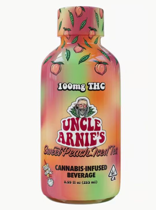 Uncle Arnies Sweet Peach Tea 100mg