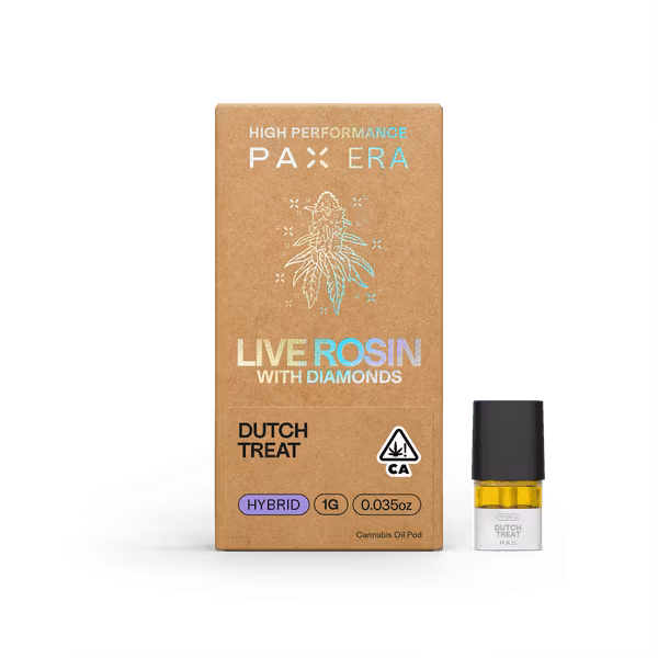 Dutch Treat Live Rosin With Diamonds PAX