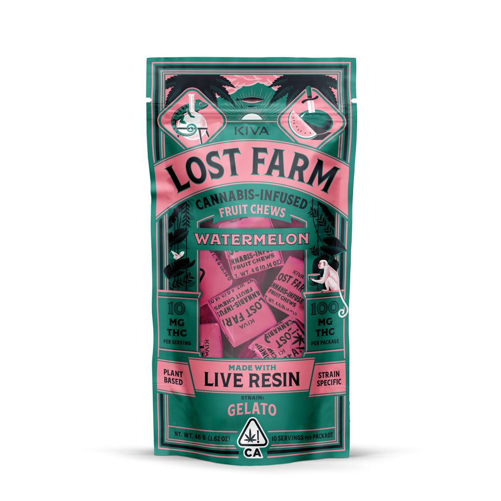 LOST FARMS — Chews Watermelon Gelato - Chews Watermelon Gelato