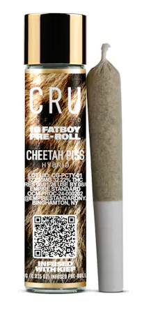 Cru Cannabis Cheetah Piss Infused Pre-Roll 1 G