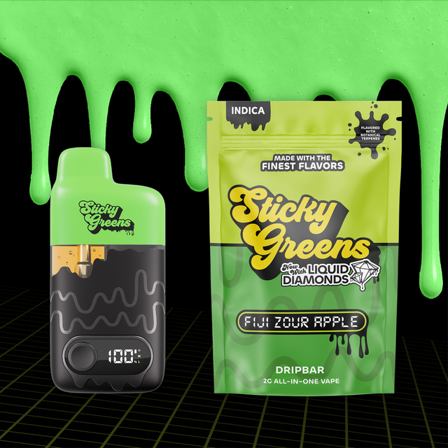 Fiji Zour Apple Liquid Diamonds Sticky Greens