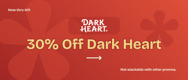 Cannabis Promo, Cannabis Sales, Cannabis Discounts, Cannabis on Sale, 30% Off Dark Heart Collection