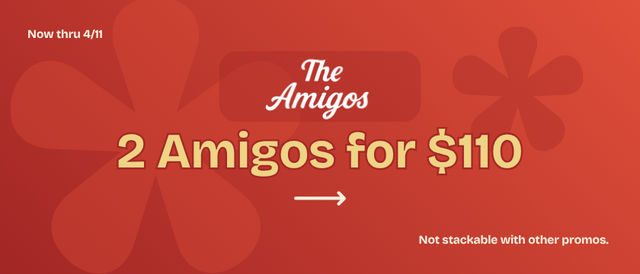 Cannabis Promo, Cannabis Sales, Cannabis Discounts, Cannabis on Sale, 🔥💑 Amigos 2 for $110 💑🔥