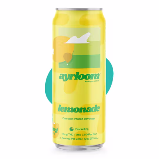 AYRLOOM Lemonade 2:1 THC:CBD Canned Beverage 12 FL OZ