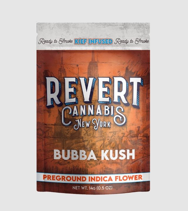 Bubba Kush Kief Infused Ground Flower Revert Cannabis