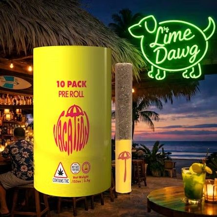Lime Dawg 10-Pack Pre Rolls  Vacation