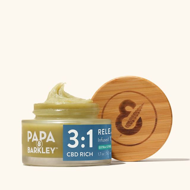 50mL Balm: 3:1 CBD/THC: Releaf Papa & Barkley