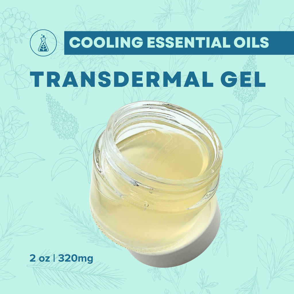2oz Cooling Essential Oils Transdermal Gel
