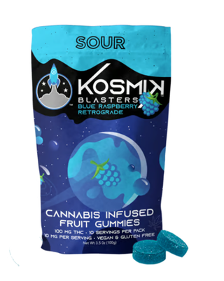 Sour Blaster - Blue Raspberry Retrograde  KOSMIK BRANDS