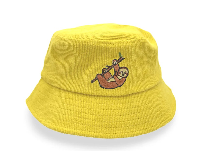 ZZZ's Corduroy Bucket Hat- Yellow Each