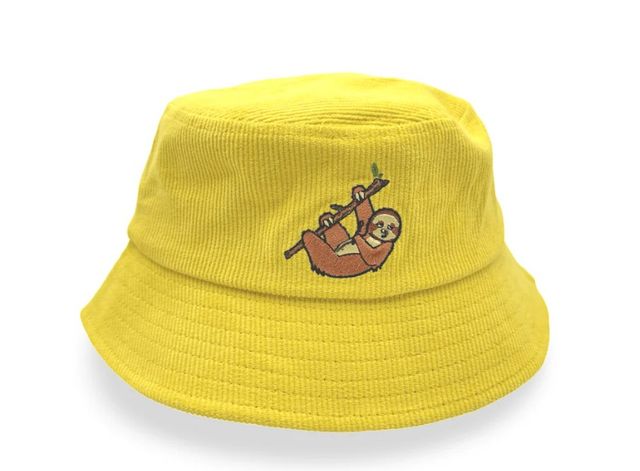Corduroy Bucket Hat- Yellow ZZZ's