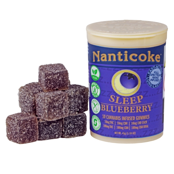 Nanticoke Blueberry (Sleep) Gummies 10MG 10PK