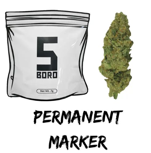 5 Boro Permanent Marker Whole Flower 0.7 G