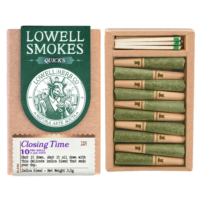Closing Time .35g Pre-roll 10 Pack Lowell Smokes