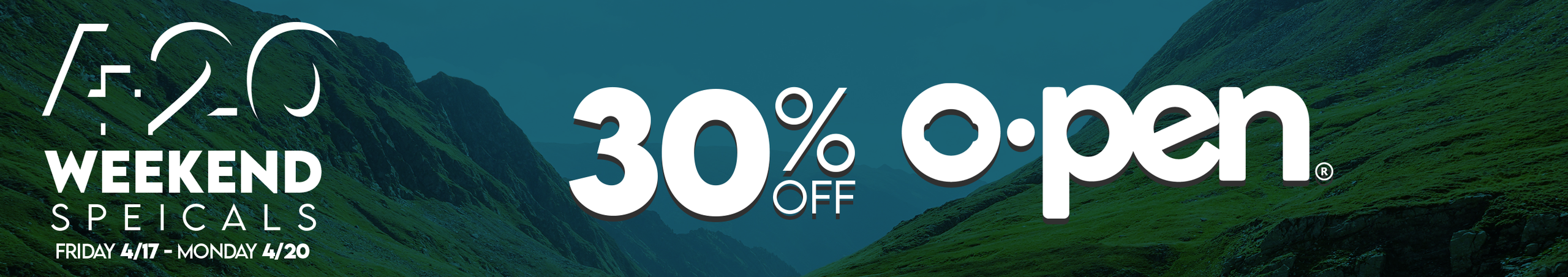 Cannabis Promo, Cannabis Sales, Cannabis Discounts, Cannabis on Sale, O.pen 30% off