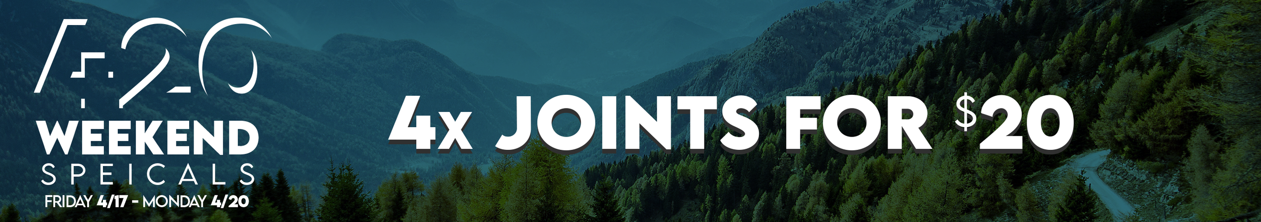 Cannabis Promo, Cannabis Sales, Cannabis Discounts, Cannabis on Sale, 4x Joints for $20