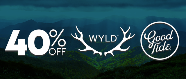Cannabis Promo, Cannabis Sales, Cannabis Discounts, Cannabis on Sale, 40% off Wyld & Good Tide