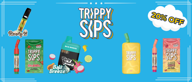 Cannabis Promo, Cannabis Sales, Cannabis Discounts, Cannabis on Sale, 20% Off Sticky Greens & Trippy Sips