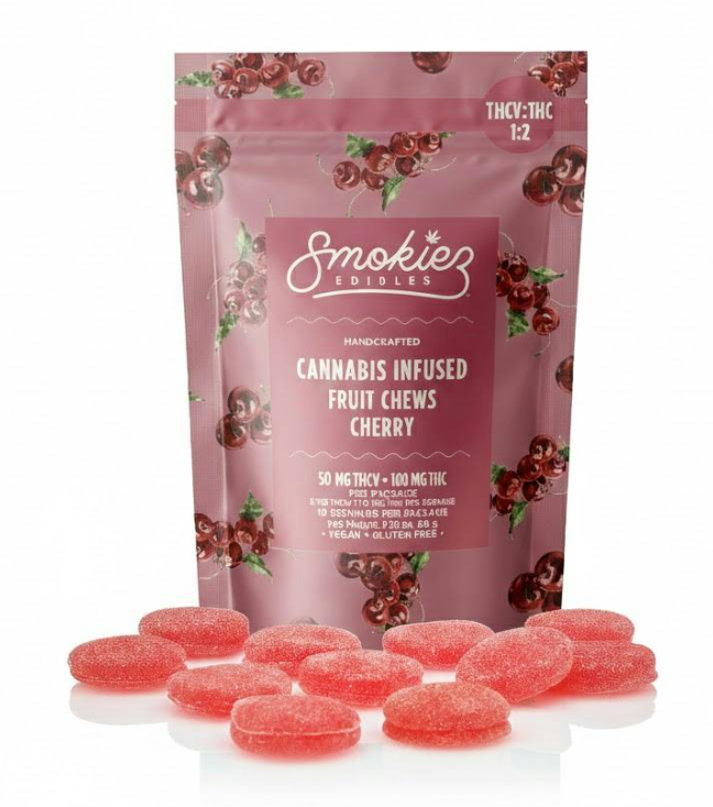 Smokiez Sweet Cherry 1:2 THC:THCV Gummies 10mg | 10pk