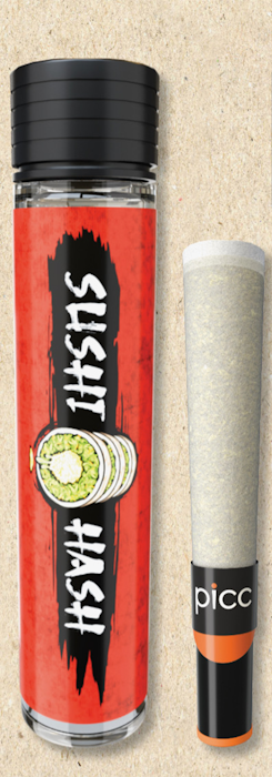 Grape Gas x Runtz 1g Rosin Infused Hash Hole Sushi Hash