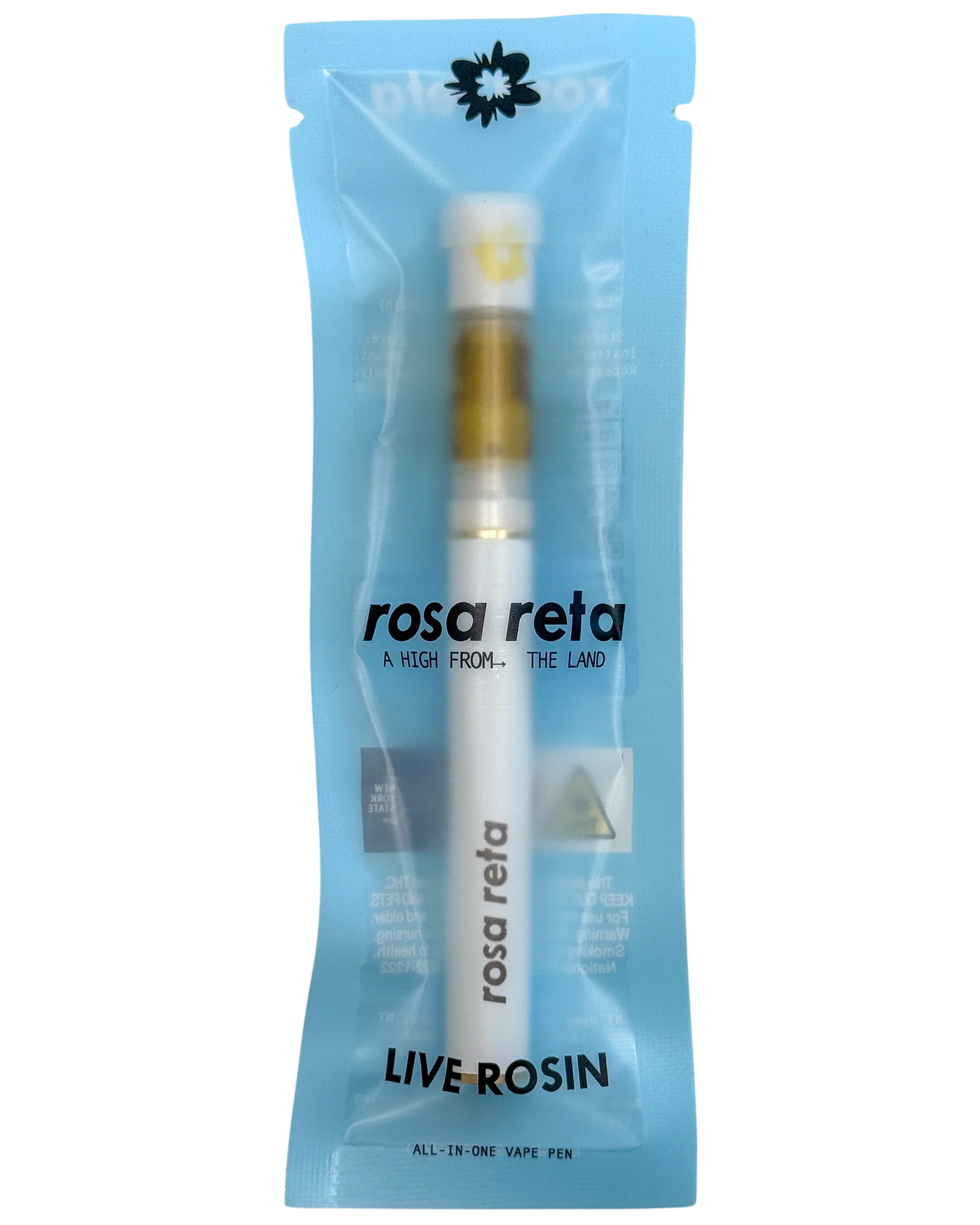 Straw Candy .5g Live Rosin AIO Rosa Reta