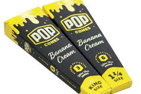 Banana Cream Pop Cones