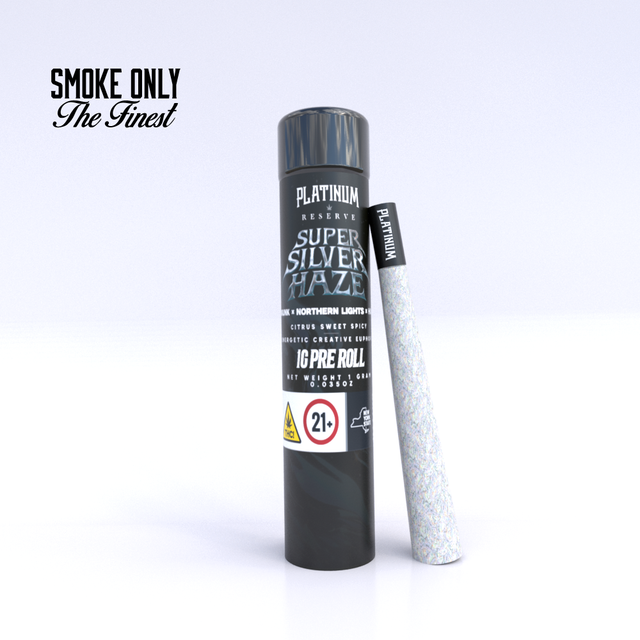 Super Silver Haze Pre-Roll 1g Platinum Reserve