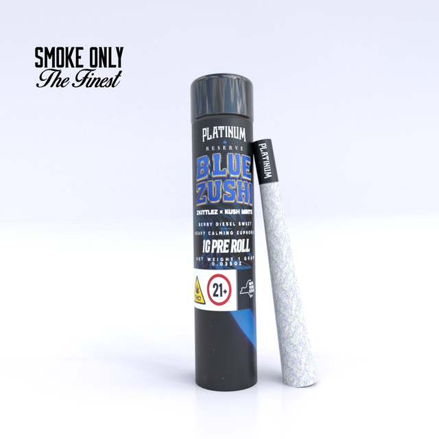 Blue Zushi Pre-Roll 1g Platinum Reserve