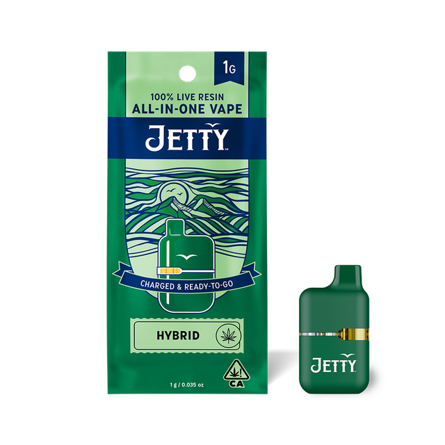 Mini Tank AIO 100% Live Resin - White Cookies (H) Jetty 