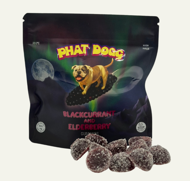 Blackcurrant and Elderberry 100mg  Phat Dogg