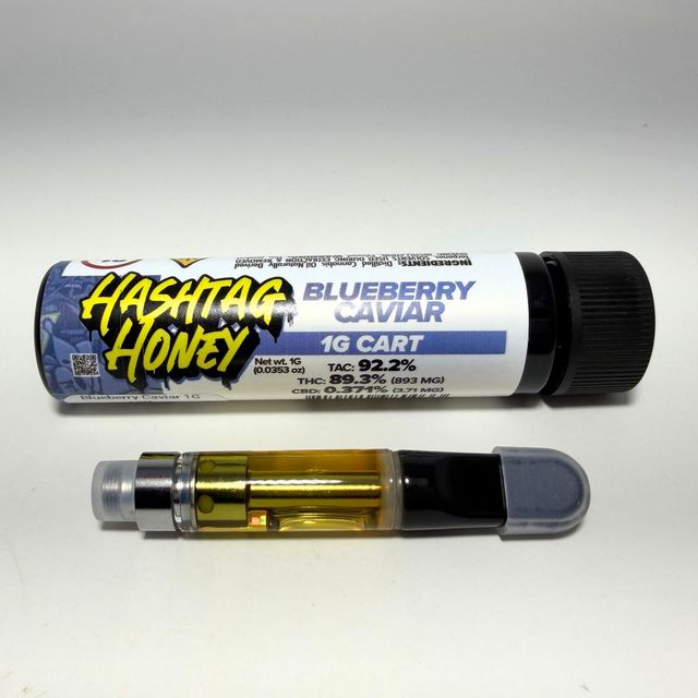 Blueberry Caviar Cart 1g Hashtag Honey