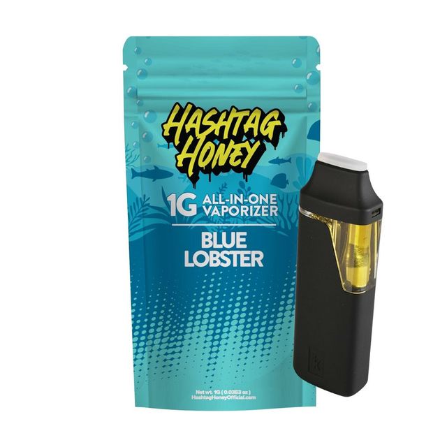 Blue Lobster 1g AIO Vape Hashtag Honey