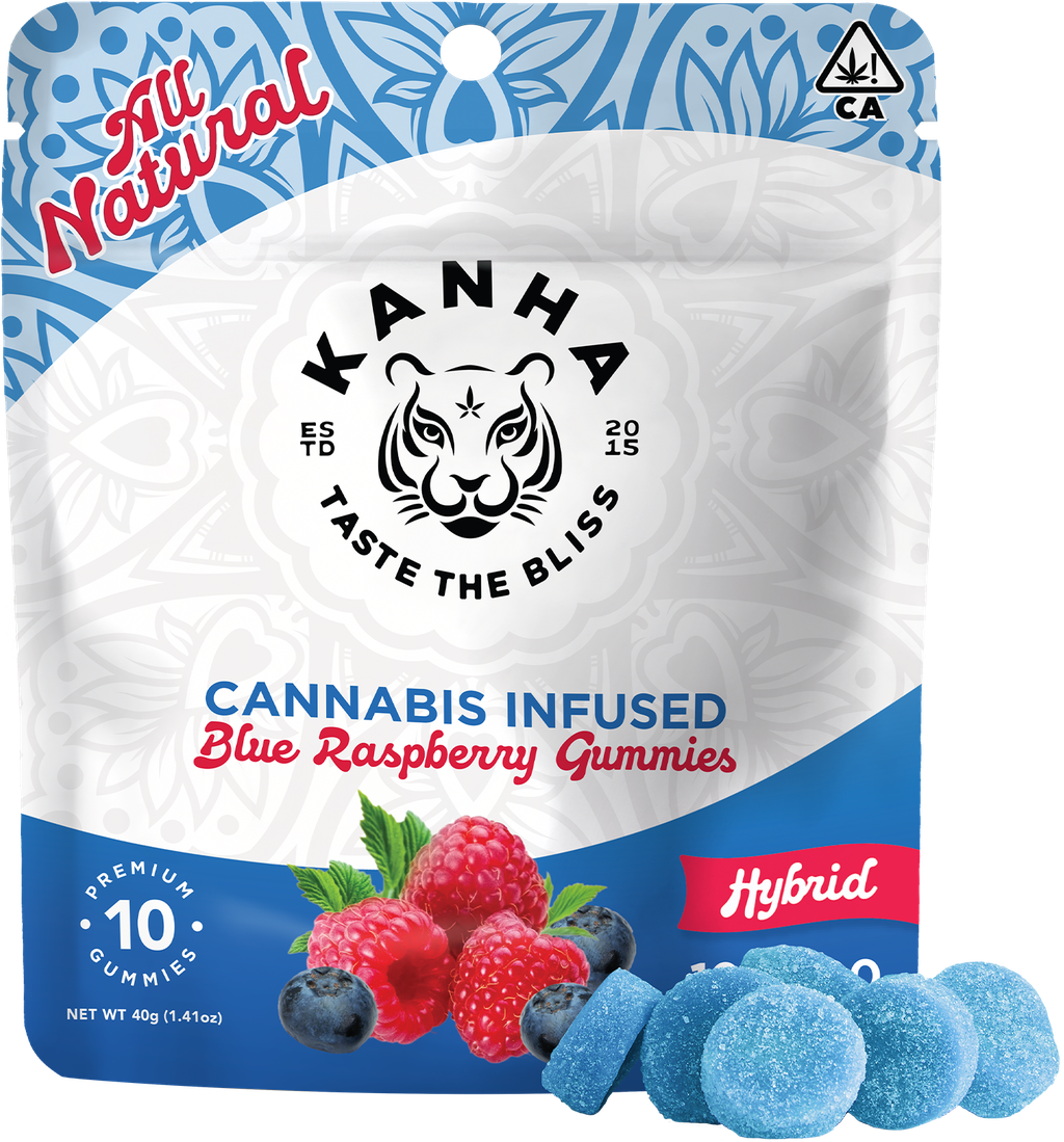 KANHA: Blue Raspberry - 10pk/100mg