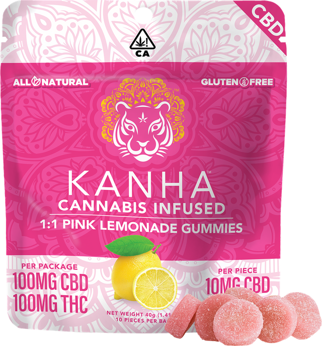 1:1 CBD:THC Pink Lemonade Kanha