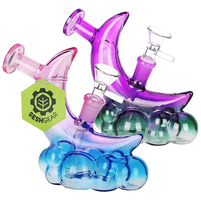 Over Moon Glass Waterpipe