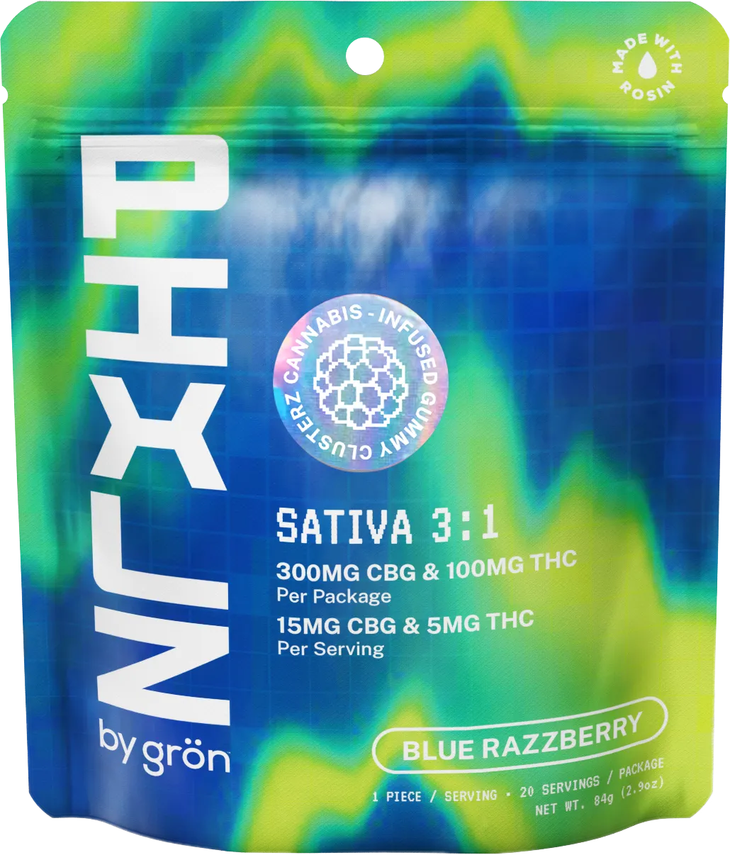 3:1 Blue Razzberry PIXLZ CBG / THC Gummies