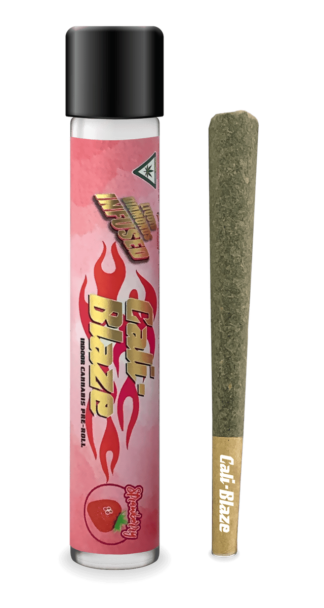 Strawberry 1.2G Liquid Diamond Infused Pre-Roll Cali-Blaze