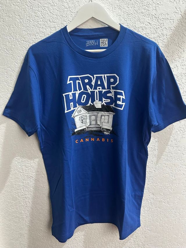 Full Front Logo on Blue Trap House