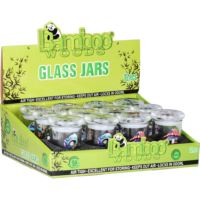 Bamboo Woods Trippedelic Glass Jar