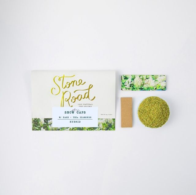 Snow Caps  14g Infused Pre-Ground Flower Stone Road