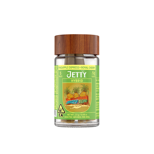 Pineapple Express x Cherry Burger High THC 5 Pack Jetty Extracts