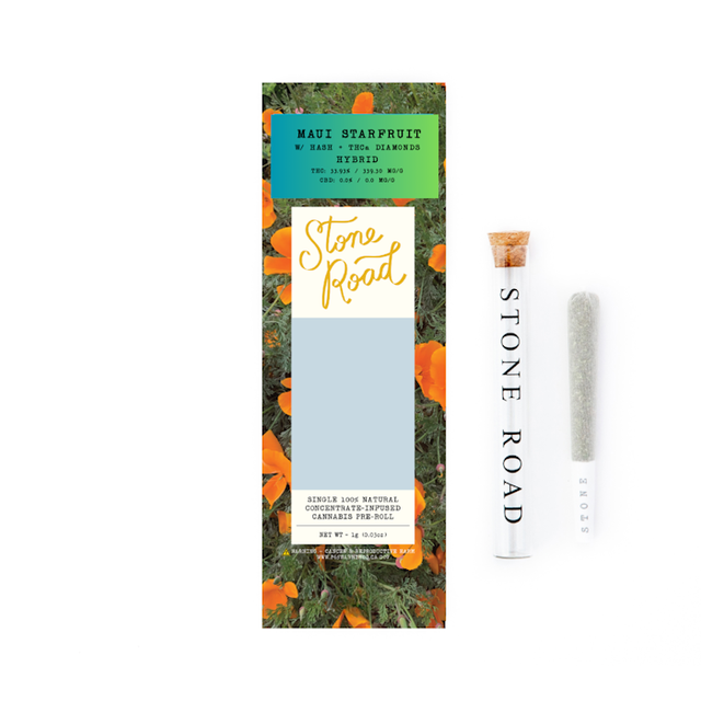 Maui Starfruit 1g Infused Pre-Roll Stone Road