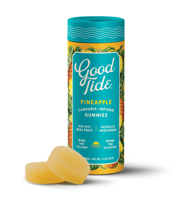 Pineapple Sativa Gummies - 100mg Good Tide