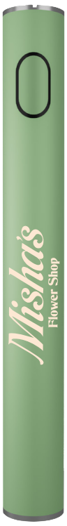 Misha's Green 510 Vape Battery with USB-C Mishas Flower Shop